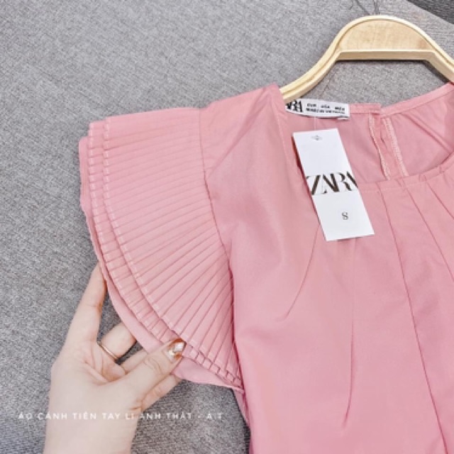 Áo cánh tiên tay xếp li