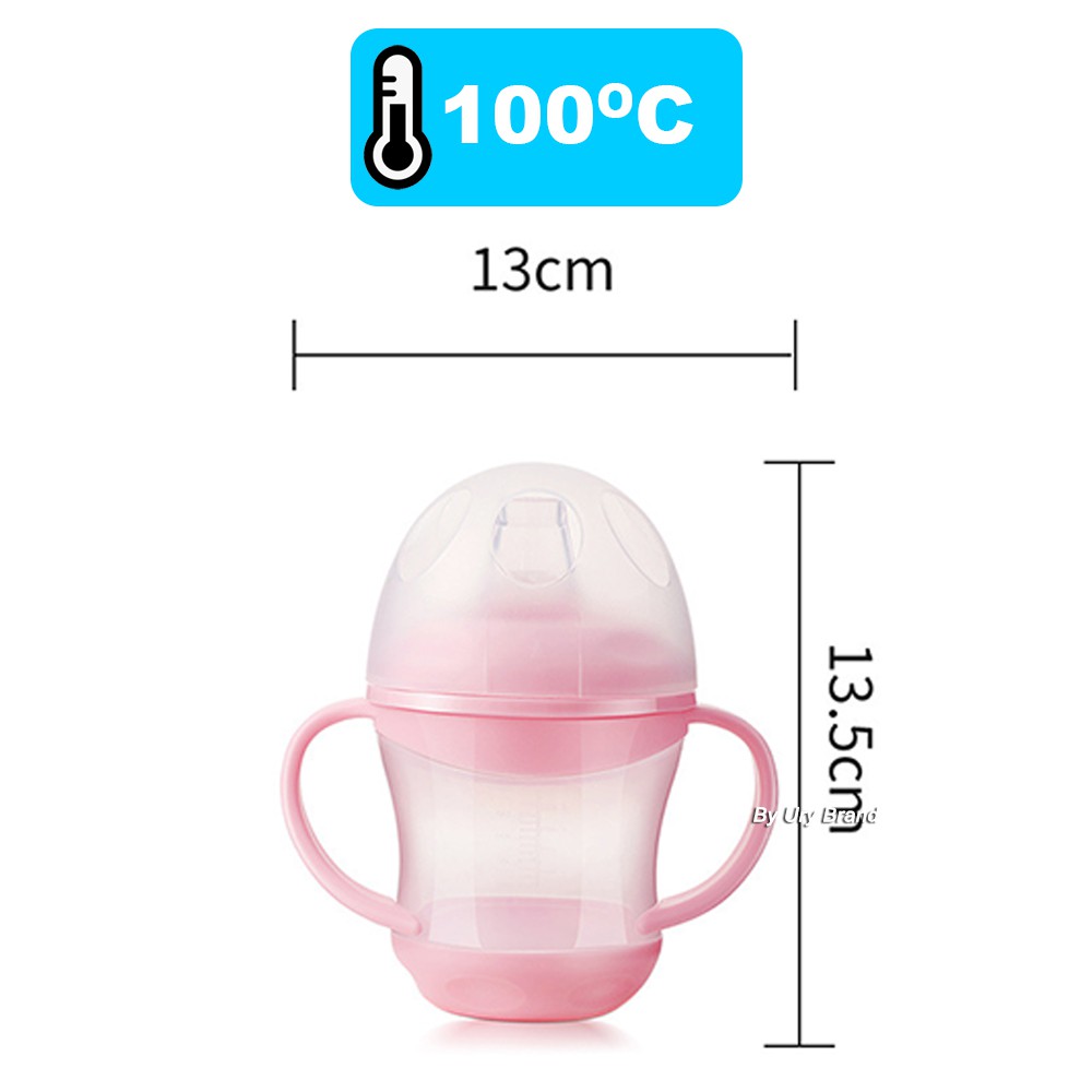 Bình Tập Uống Nước 160ml Có Tay Cầm Chống Tràn Tiện Dụng Cho Bé