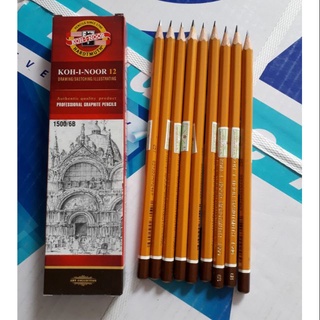 Bút chì Tiệp KOH HB - 8B Chính Hãng I-Noor 1500