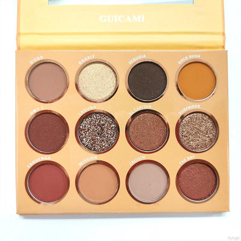 Guicami 12 Color Matte / Shimmer Eyeshadow Palette | BigBuy360 - bigbuy360.vn