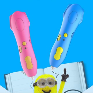 Combo Bút vẽ hình 3D PEN nhiệt thấp + màu nhựa sinh học PCK, sạc pin cực an toàn khi sử dụng  (Phiên bản 5)