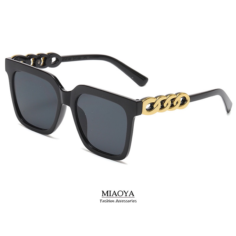 Kính Mát Gọng Vuông Họa Tiết Da Báo Phong Cách retro Thời Trang Cho Nữ