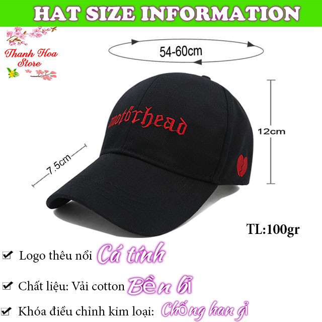 Mũ lưỡi trai nữ thời trang Hàn Quốc đẹp dễ thương cá tính giá rẻ màu đen trắng