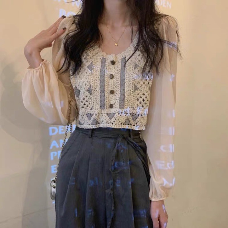 ÁO CROPTOP CÁCH ĐIỆU VINTAGE HÀNG ĐẸP GIÁ RẺ 🥰