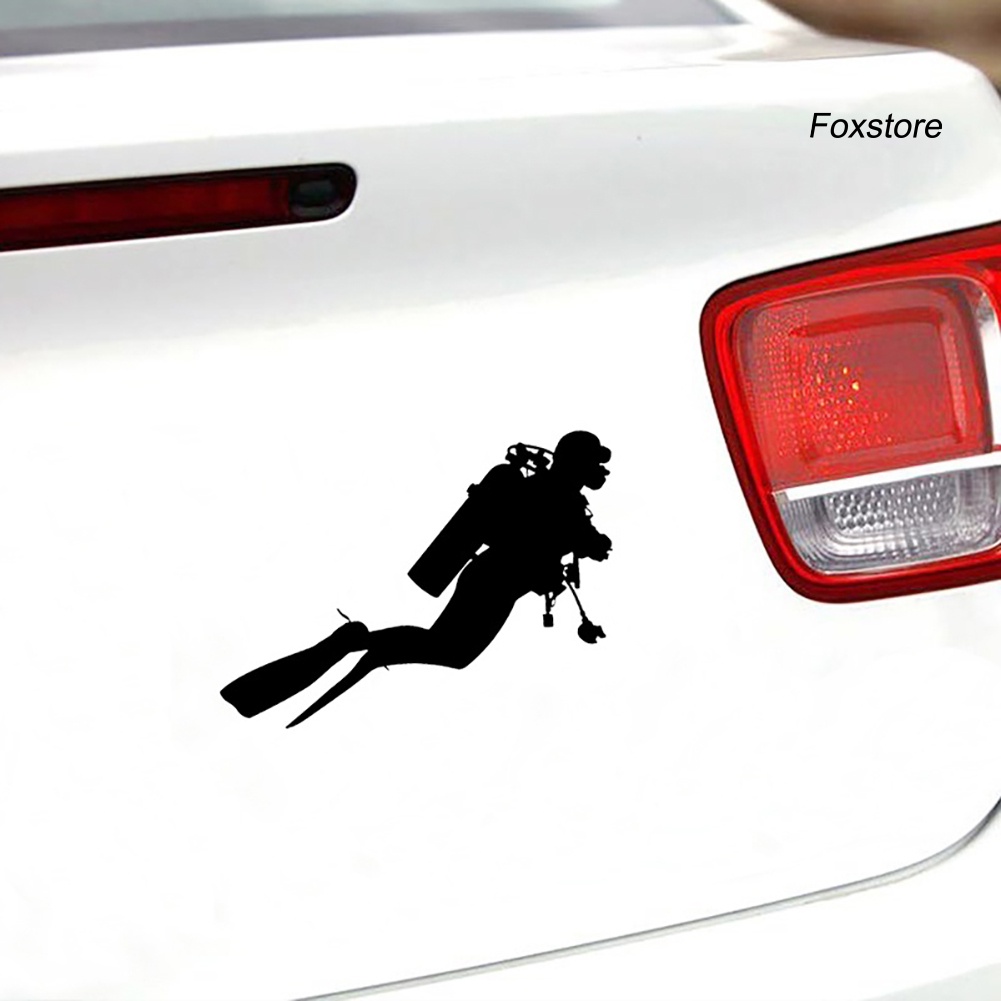 Sticker Dán Xe Hơi Hình Thợ Lặn Thời Trang fs-47