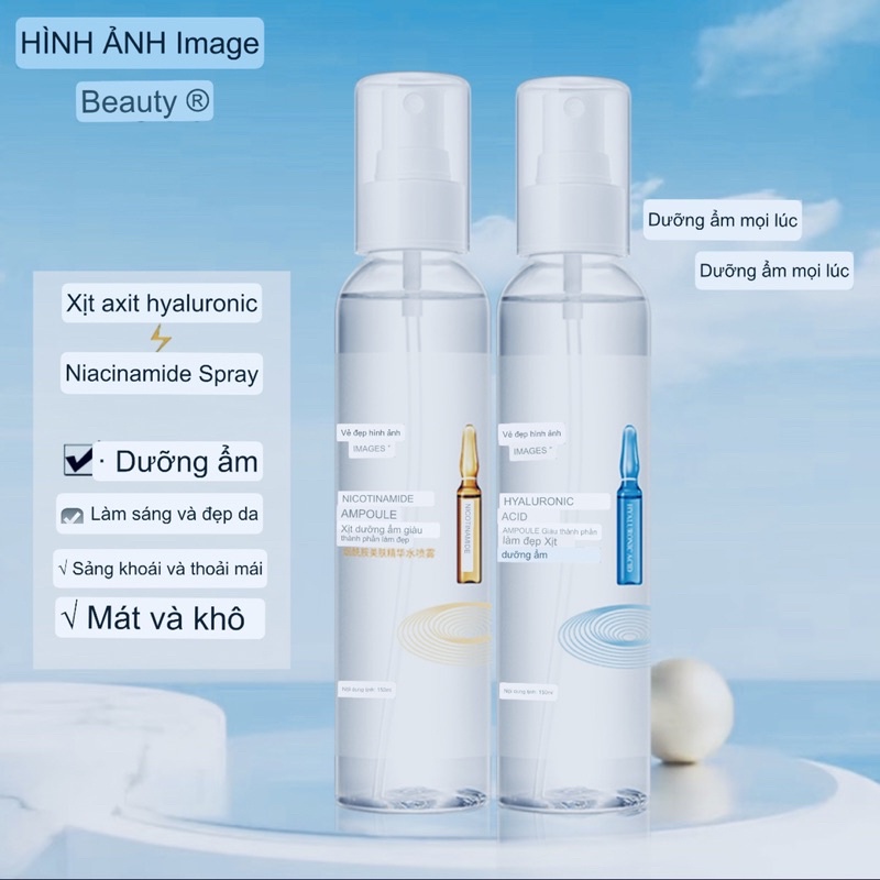 Xịt khoáng dưỡng ẩm Images 150ml dưỡng ẩm dưỡng trắng da mặt