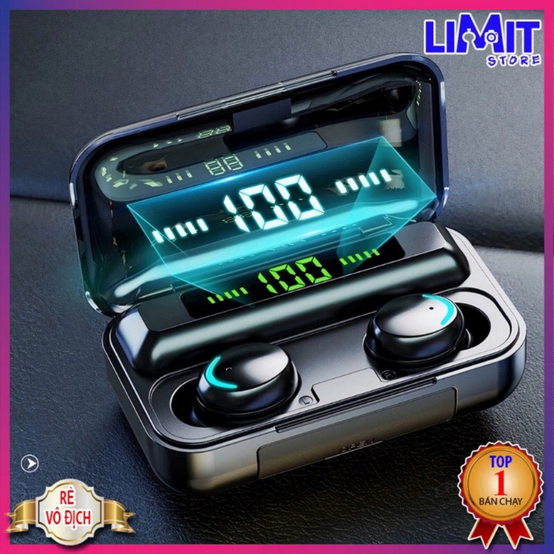 Tai nghe bluetooth V5.2 S10 Pro kiêm sạc dự phòng, chống nước cản tiếng ồn. Bảo hành 6 tháng
