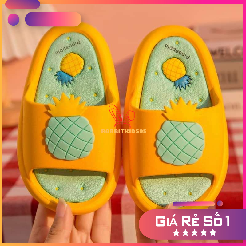 DÉP CHO BÉ ,DÉP HOA QUẢ HÀNG QUẢNG CHÂU CHO BÉ,ĐẾ CHỐNG TRƠN TRƯỢT