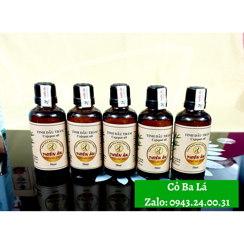 Tinh Dầu Tràm Quảng Trị 50ml (Thiên Ân) - làm sạch không khí, thư giãn tinh thần, kháng khuẩn sát khuẩn