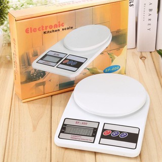 Cân điện tử nhà bếp cân thực phẩm mini để bàn SF-400 Loại10 KG, 5 KG - Sai Số Chỉ 1 Gram