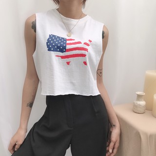 Áo Croptop Nữ Form Rộng Siêu Thoáng Mát