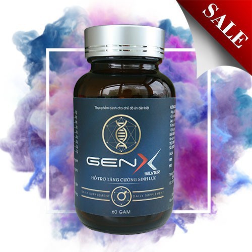 Viên uống hỗ trợ sinh lý, xuất tinh sớm, rối loạn cương dương GenX Silver Chính Hãng | BigBuy360 - bigbuy360.vn