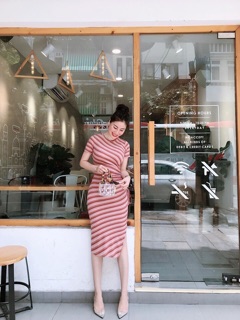 Váy xoắn kê lệch