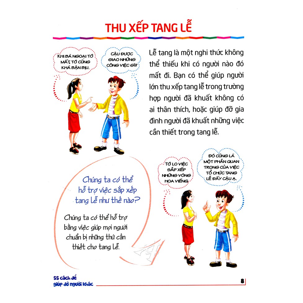 Sách: 55 Cách Để Giúp Đỡ Người Khác - 55 Way To Help Others