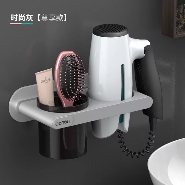 TJ289 Giá Treo Máy Sấy Tóc OENON Tiện lợi (Tặng kèm Dán Tường)
