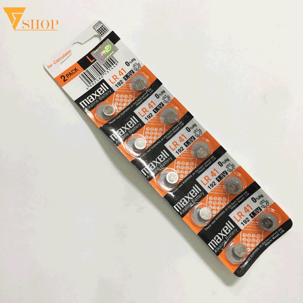 Pin Maxell AG3 Vỉ 10 Viên