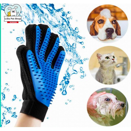 Găng tay chó mèo  Găng tay nhựa tắm thú cưng và găng tay nhặt lông chó mèo và lấy lông rụng