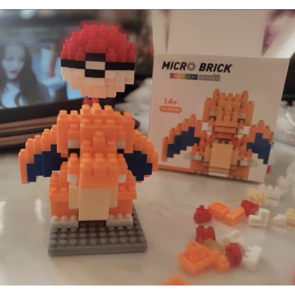 Bộ đồ chơi lắp ráp mô hình Pokemon nhiều chi tiết