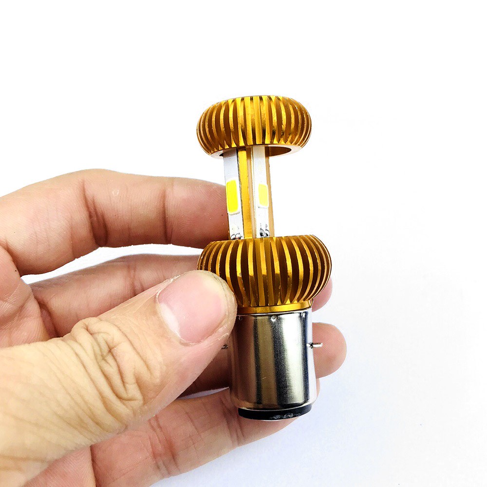 Đèn Pha Cob 3 Tim Chân S2 Gắn Xe Classic ( Đầu to )