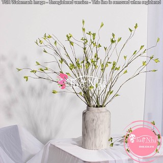 Cây Gỉa - Cành Lộc Non Lá Thân Cổ Cao Cấp, Decor Sang Trọng,Cành Điểm Trang Trí.