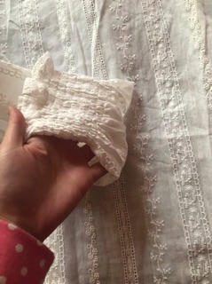 Có sẵn Áo trắng vải thô