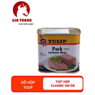 Thịt heo Pork Luncheon Meat Classic Tulip hộp 340g