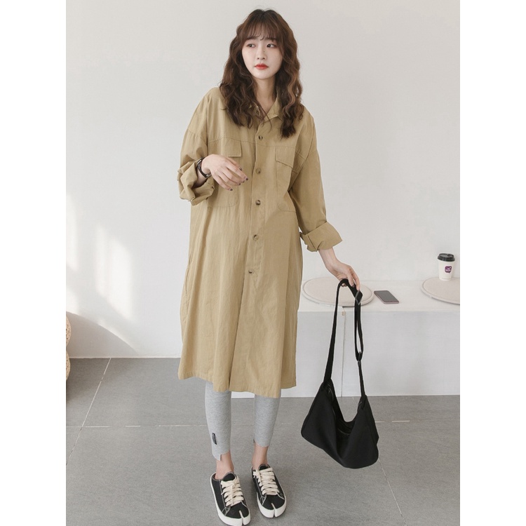 NSCAT-bộ đồ bà bầu 2021 mẫu mới siêu đẹp kiểu Nhật Bản rời size lớn hot mom ra áo khoác gió áo sơ mi