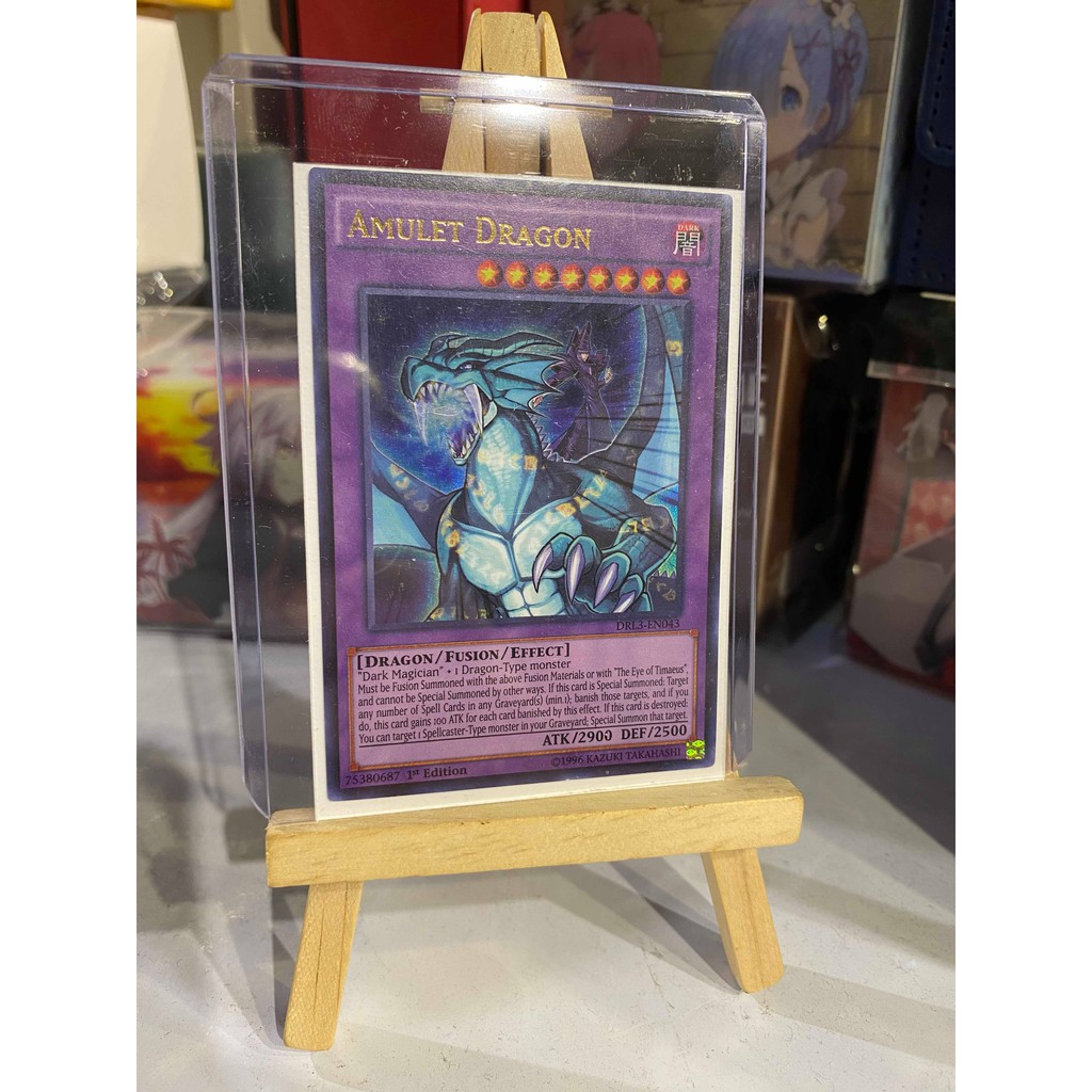 Lá bài thẻ bài Yugioh Amulet Dragon – Ultra Rare - Tặng bọc bài nhựa bảo quản