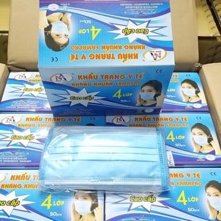 KHẨU TRANG Y TẾ 4 LỚP FAMAPRO
