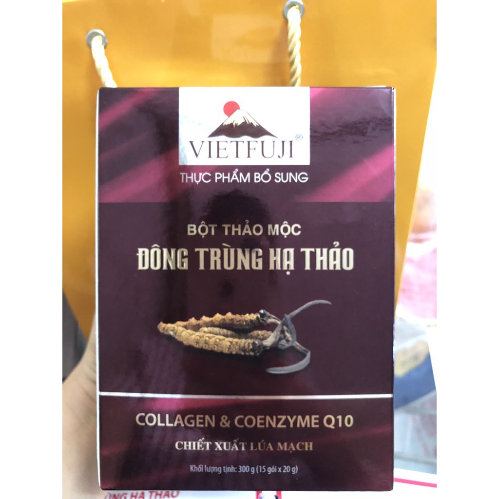 BỘT THẢO MỘC ĐÔNG TRÙNG HẠ THẢO ( 20G X 15 GÓI)