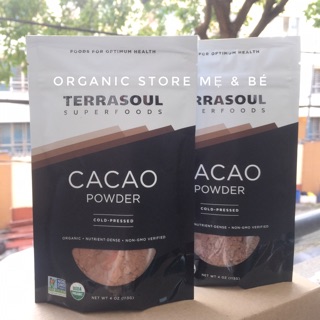 Bột cacao hữu cơ Terrasoul 113g