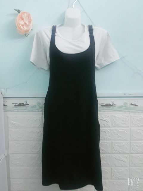 Set Yếm váy dài size L kèm áo
