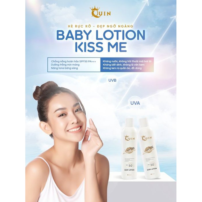 Kem Chống Nắng Baby Lotion Kissme Quin