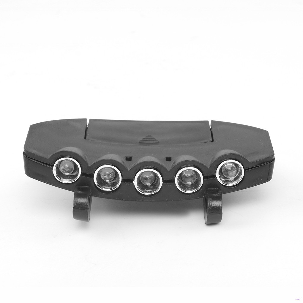 Đèn Led 5 Bóng Gắn Mũ Lưỡi Trai