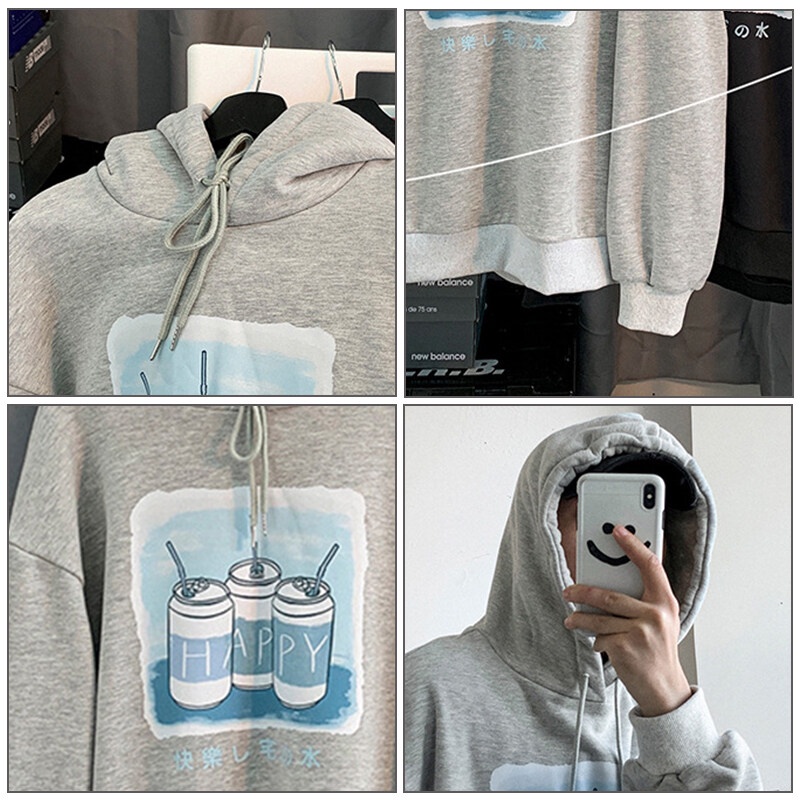 Áo khoác AOKANG tay dài có mũ trùm màu sắc thời trang cho nam