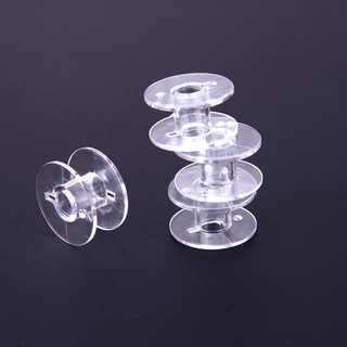 50pcs Universal Plastic Transparent Empty Bobbins Spool for Sewing Machine
