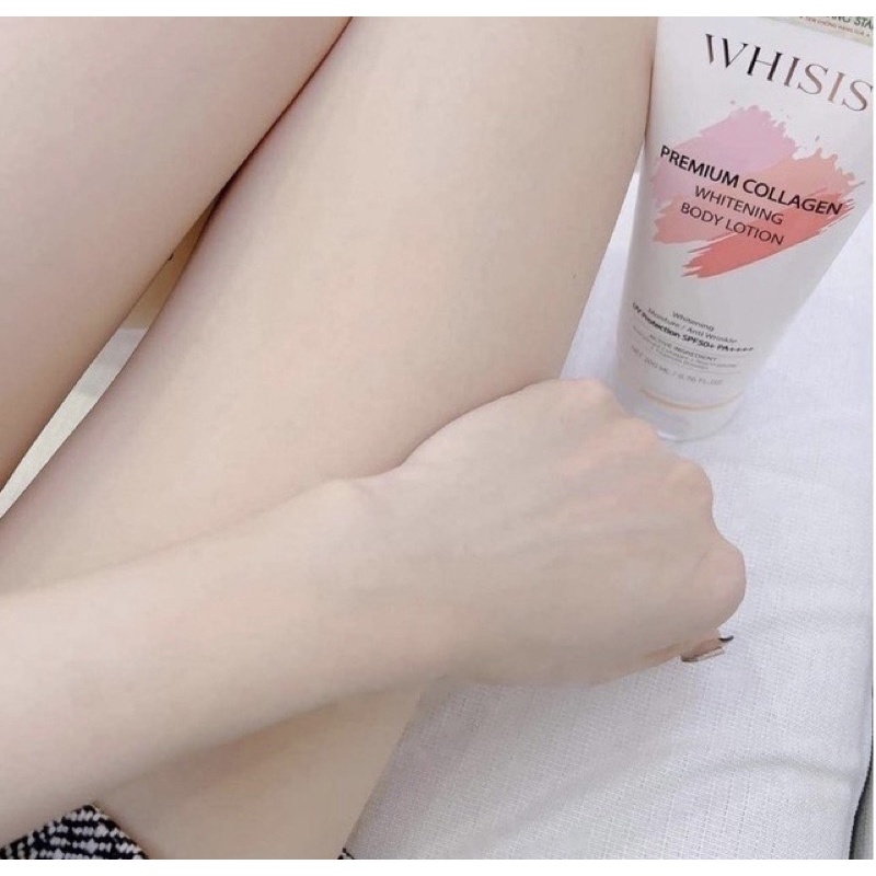 Combo Kem Chống Nắng Benew Cho Mặt Và Body Whisis Premium Collagen Whitening Body Lotion