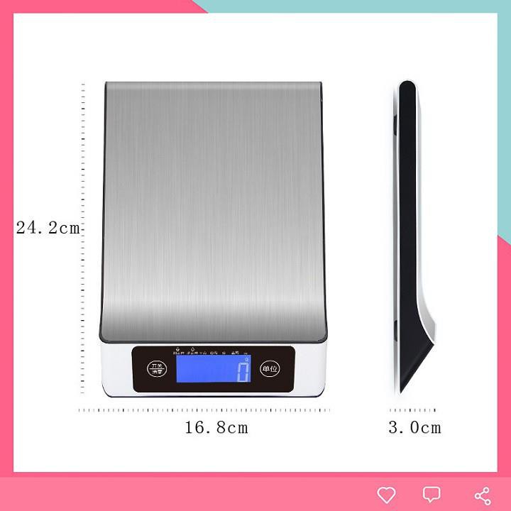 Cân điện tử mini 💗𝑭𝑹𝑬𝑬𝑺𝑯𝑰𝑷💗 Cân nhà bếp CX-2021 ( Tối đa 15kg )