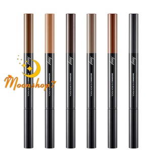 Chì kẻ mày The Face Shop Designing Eyebrow Pencil TFS 2 đầu 01-06 siêu dễ kẻ