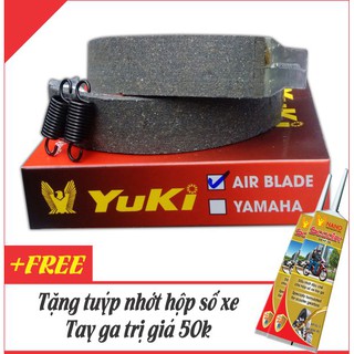 Bố thắng dùng cho xe HONDA AIRBLADE, CLICK, LEAD, PCX, SH MODE, VISION + Tặng 1 tuýp nhớt hộp số xe Tay ga trị giá 50.00