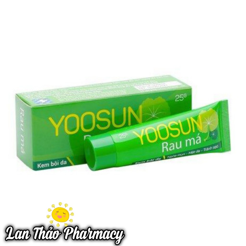 Kem ngừa rôm sảy, mẩn ngứa &amp; ngăn ngừa mụn Yoosun Rau Má 25g