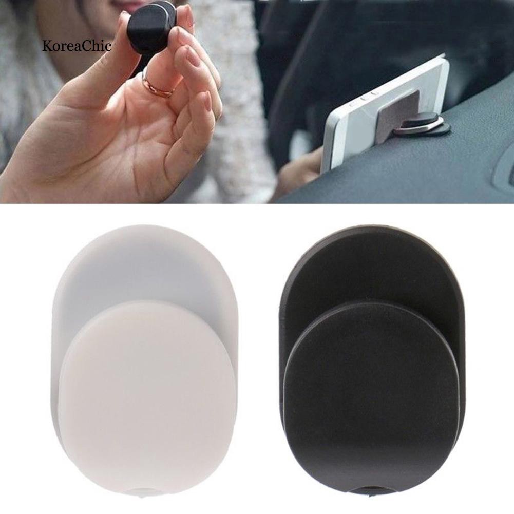 Giá đỡ điện thoại móc xỏ ngón dạng dán dùng treo trên xe hơi