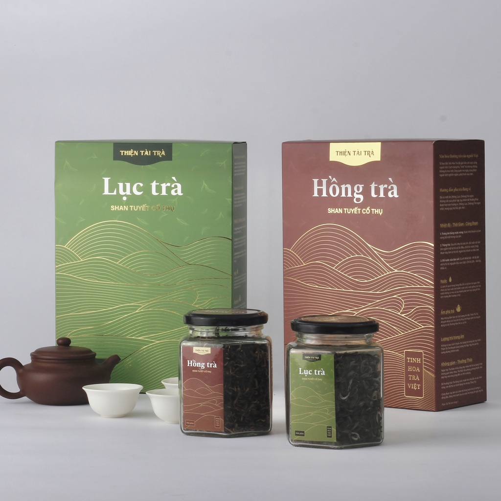 Trà Shan Tuyết Cổ Thụ Hà Giang (1 tôm 1 lá) Túi 200gram
