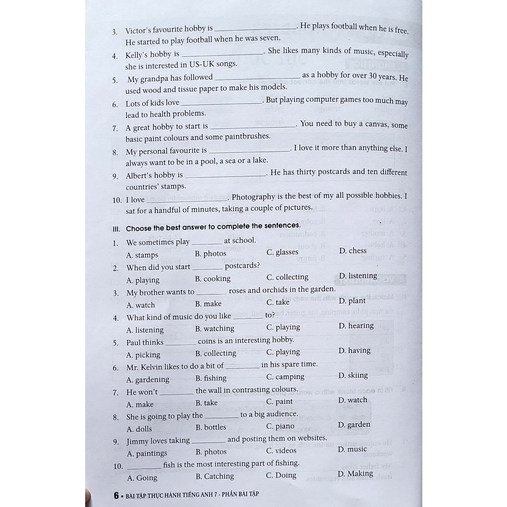 Sách - Bài tập thực hành Tiếng Anh 7 không đáp án - dùng kèm SGK Tiếng Anh 7 Global Success - Mai Lan Hương