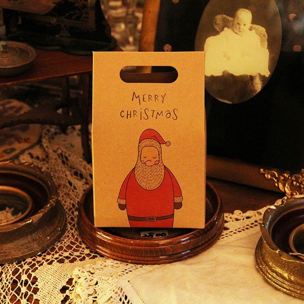 PINEVN 3 / 5 / 10 Túi Đựng Bánh Kẹo Hình Ông Già Nô En Giá Đỡ