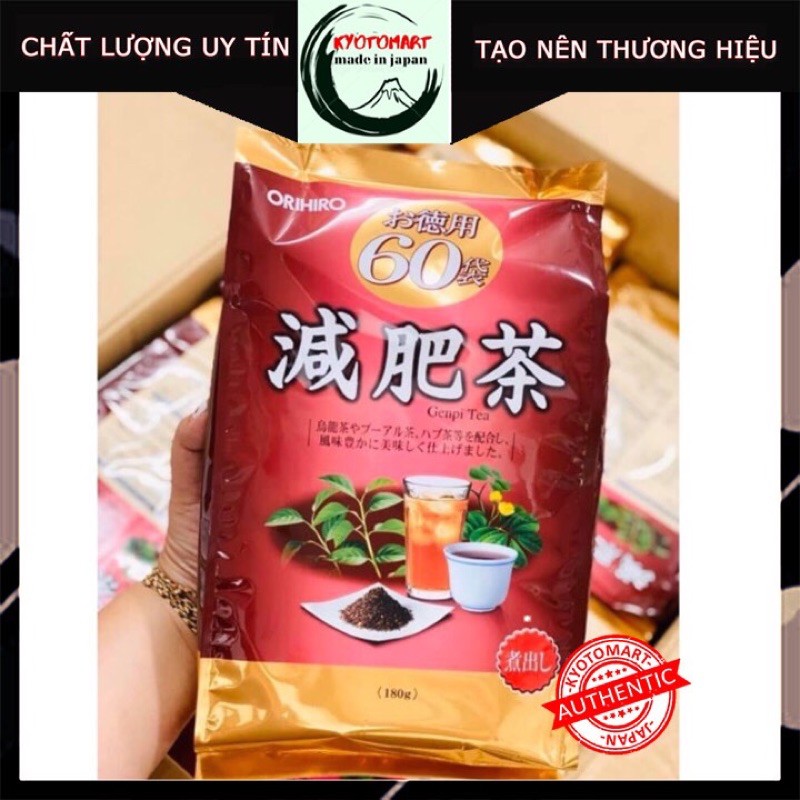 Trà Giảm Mỡ Bụng Genpi Tea #Orihiro [chính hãng Nhật Bản]