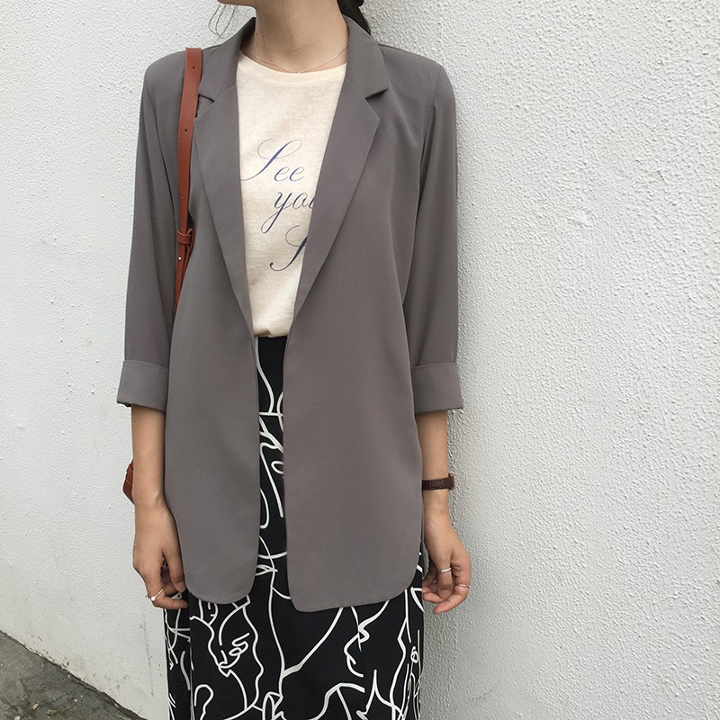 Áo khoác Blazers mỏng nhẹ nhàng Hàn Quốc (ORDER)- Có ảnh thật | BigBuy360 - bigbuy360.vn