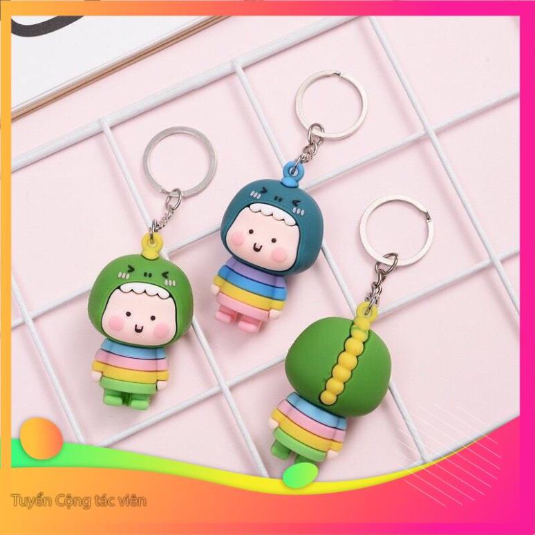 j880 Móc Khóa Thời Trang Hoạt Hình, Trái Cây Dễ Thương Cute - Đeo Balo