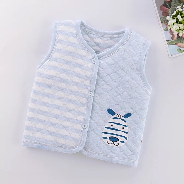 MẪU 4 PASTEL - Áo ghile cotton trần bông cao cấp GAM MÀU NHẸ NHÀNG đáng yêu cho bé trai, bé gái | BigBuy360 - bigbuy360.vn