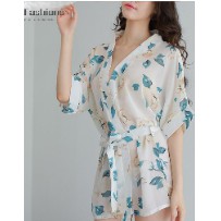 Sale 69% Áo choàng ngủ phong cách Kimono quyến rũ cho nữ,  Giá gốc 137000đ- 17F40